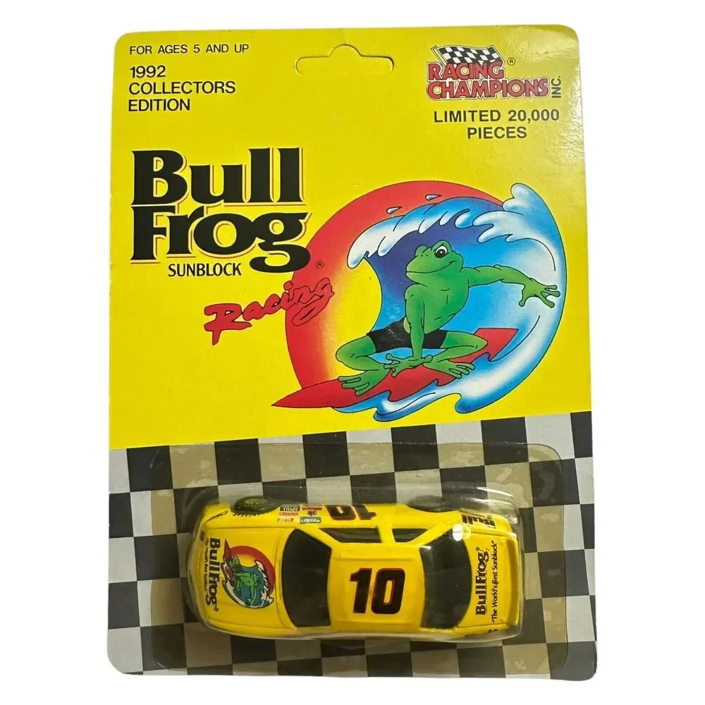 Limited Edition 1992 BullFrog Sunblock #10‎ Derrike Cope Chevrolet Lumina Racing